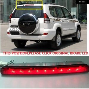 外装 オートLEDランプ ハイ ブレーキライト トヨタ プラド LC120 4000 2700 GX470 2003-2009 スポイラー LEDライト