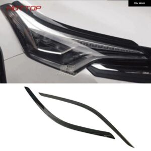 フロント ヘッドライト アイブロウライトカバー ヘッドランプ フレーム トリム トヨタ C-HR CHR C HR 2016 2017 2018クロームカー スタイリング