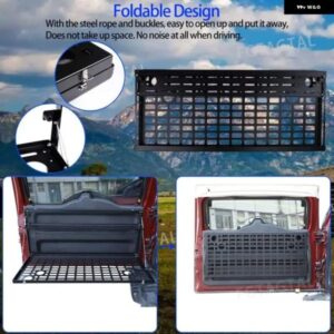 カーパーツアクセサリー トヨタ FJクルーザー 2007-2021 アルミ 合金 テールゲート オフロード 折りたたみ 式テーブル 収納 カーゴ ホルダー