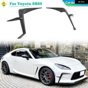 カーボンフロント バンパー スプリッター トヨタ GR86 2022 2023車フロント リップスプリッター フラップ カナード エプロン