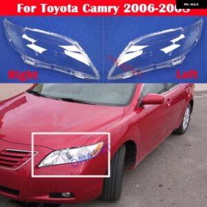 ヨーロッパ版クリア ヘッドライト ガラスシェルランプシェード ヘッドランプ レンズ カバー トヨタ カムリ40 2006-2008