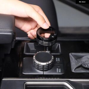 トヨタ タンドラ セコイア 2022 2023 アルミ 合金 製 車内モード バックミラー 調整ノブカバー 装飾 アクセサリー