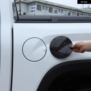 トヨタ タンドラ 2022 2023 ABS カーボン/マットブラック 車用燃料 フィラー タンクカバー キャップ デコレーション ステッカー アクセサリー