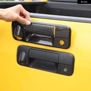 トヨタ タンドラ 2004-2013 ABS カーボン カーリア ドアハンドル カバー テールゲートグラブデコレーションカバー ステッカー カーアクセサリー