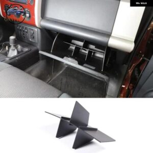 トヨタ FJ クルーザー 2007-2021 ABS ブラック グローブ ボックス 仕切り オーガナイザー インサート ボックス 二次 収納 カーアクセサリー