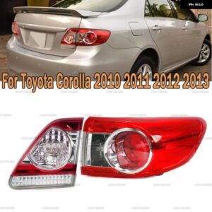 車 リア テールライト テールランプ テールライト ウィンカーライト ブレーキライト テールライト アセンブリ トヨタ カローラ2010 - 13