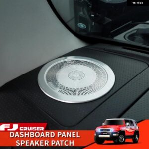 06-21年式 トヨタ FJクルーザー アクセサリー内装 カスタム 計器 パネル スピーカー ステンレス カバー