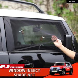 06-21年式 トヨタ FJクルーザー アクセサリー 外装 カスタム 窓カーテン サンシェード 蚊よけ 虫よけネット