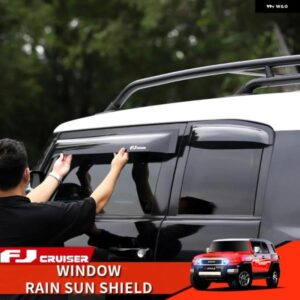 06-21年式 トヨタ FJクルーザー アクセサリー 外装 カスタム ウィンドウ バックミラー レインシールド サンシェード
