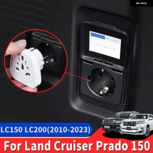 トヨタ ランドクルーザー プラド 200 150 2008-2023 2018 - 20 専用 トランク 12V 220V 電源プラグコンバーター 車両 カスタム