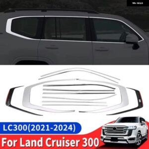 トヨタ ランドクルーザー 300 2022-2025 2023 LC300 ウィンドウ 外装 装飾 アクセサリー アップグレード ステンレス ストリップチューニング