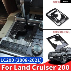 トヨタ ランドクルーザー 200 カスタム アクセサリー ギア パネル 傷防止 LC200 中央ギア ボックス カバー 装飾