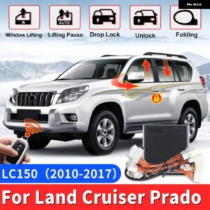 自動閉鎖窓+ロックドア+バックミラー 折りたたみ 式OBD モジュール トヨタ ランドクルーザー 150 LC150 2010-2017アクセサリー