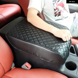 トヨタ タンドラ 2007-2013 レザー ブラック カーシート アームレスト センター コンソール ボックス カバー カーアクセサリー