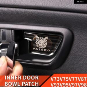 三菱 パジェロ アクセサリーV7375V87V93V97内側ドアノブカバー パジェロ IOフルピニン モンテロ カスタム デコレーション