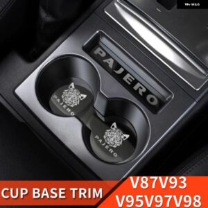三菱 パジェロ アクセサリーV87V93V95V97V98カップ ホルダー デカール カバー パジェロ IOフルピニン モンテロ カスタム デコレーション