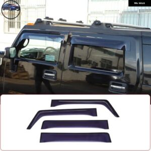 ハマー H2 H3 2003-2009 ABS 車 外装 バイザー ベントシェード ウィンドウサン レインガード デフレクター カーアクセサリー