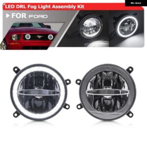 フォード マスタング GT 05-09 センターフード グリル LEDドライビング フォグランプ DRL ハローデイライト付き カー スタイリング