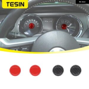 ABS ダッシュボード センター 装飾 カバー ステッカー フォード マスタング 2010 2011 2013 2014 車内アクセサリー