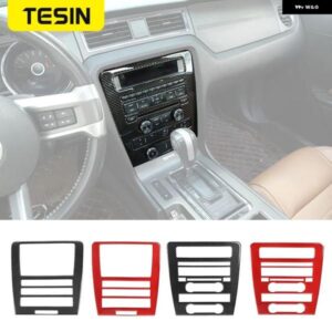 センター コンソール GPS ナビゲーション パネル デコレーション カバー ステッカー フォード マスタング 2009 - 13 カーアクセサリー