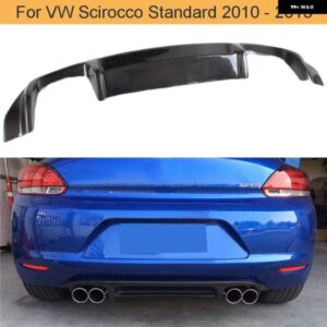 カーボン リア バンパー ディフューザー リップ VW シロッコ スタンダードみ 2010 - 2013 非R リア バンパー ディフューザー