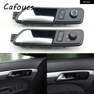 安全ロックスイッチとバックミラー コントロール ノブスイッチ 車内側 ドアハンドル フォルクスワーゲン VWトゥーラン2005-2012