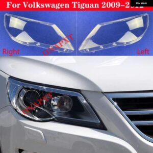 自動車 フォルクスワーゲン VW ティグアン 2009-2012 フロント ヘッドライト ガラス ヘッドランプ クリアランプシェード ランプシェルレンズ カバー