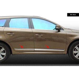 ステンレス トリム ボルボ XC60 XC 60 2014 2015-2016 アクセサリー サイドドア 車体モールディングカバー 4個