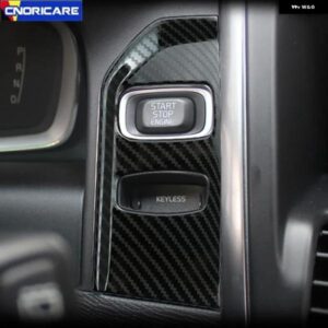 カー スタイリング キーホール パネル 装飾 カバー トリム ボルボ XC60 2012-2017 LHD ステンレス インテリア 自動車アクセサリー