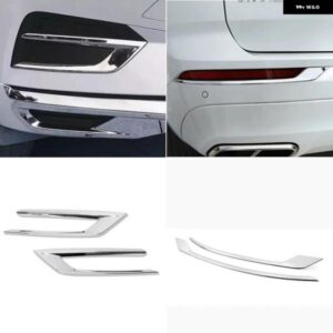 カー スタイリング ボルボ XC60 フロント フォグランプ /リア フォグランプ クローム 装飾 ABSミラー 2018 - 22 カーアクセサリー