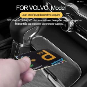 ボルボ XC60 V60 S60 セントラ ル コントロール 漏れ防止 装飾 ステッカー ギア シフト パネル 漏れ防止カード