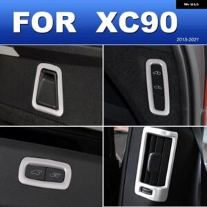 車用 ステッカー ボルボ XC90 2015 - 19 2021 車内 装飾 ステンレス /ABS カー スタイリング カーアクセサリー