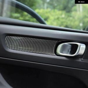 ボルボ XC40車 ステッカー リアエア アウトレット 装飾 内装 装飾 フレーム ステンレス アクセサリー