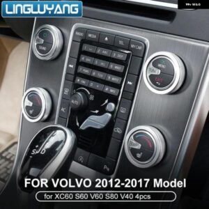 カー スタイリング カー エアコン ロータリーノブ ボルボ S60 XC60 V60 S80 V40 カー エアコン ヒート コントロール スイッチ/サウンドノブ