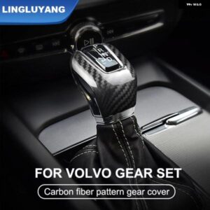ボルボ S60 XC60 V60 V40 S80 S90 XC90 V90 カーボンパターン ギアスティック ギアセット ギアハンドル カーアクセサリー