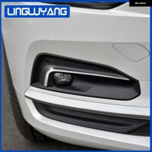 ボルボ S90 フロント フォグランプ フレーム トリム 2021-2022 モデル ボディフロントリップ トリム ステンレス クローム トリム