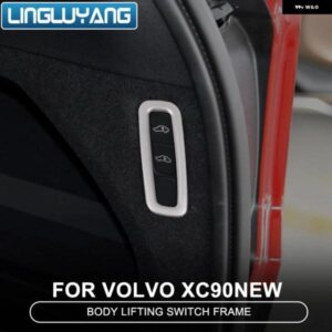ボルボ XC90 内装 カスタム ボディリフトスイッチ ボタン デコレーション ステッカー 2015 - 20 カーアクセサリー