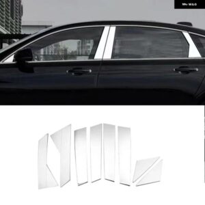 ボルボ S90 ウィンドウ トリム ストリップ センターピラー パッチ クローム トリム ブライトストリップ 2016-2025
