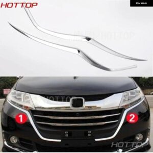 バンパー トリム ABS グリル トリム カスタム ホンダ オデッセイ 2015 2016 カー スタイリング 2個