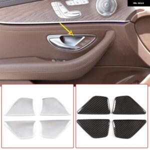 車用インナー ドアハンドル ボウルカバー トリム ABS カーボン メルセデス ベンツ C E クラス GLC W204 W205 X205 W212 W213 自動車アクセサリー