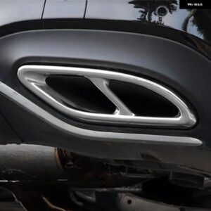 車用テールスロートマフラー フレーム デコレーション ステッカー トリム メルセデス ベンツ A クラス A180 200 2019-21 外装 自動車アクセサリー