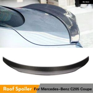 メルセデス ベンツ C205 C180 C200 C300 C43 C63 AMG クーペ 2014 - 2019 カーボン リア トランク スポイラー ウィング ブートリップ