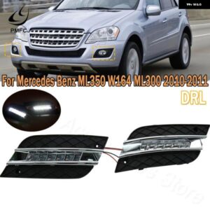 車用LED デイタイム ランニングライト DRL フォグランプ カー スタイリング 防水 メルセデス ベンツ ML350 W164 ML300 ML320 2010 2011