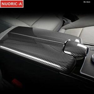 センター コンソール アームレスト 収納 ボックス カバー トリム メルセデス ベンツ E クラス W212 E260 E300 2014-2015カー スタイリング インテリア