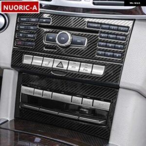 ステンレス センター コンソール エアコン CD パネル 装飾 カバー トリム スタイリング メルセデス ベンツ E クラス W212 2014 2015