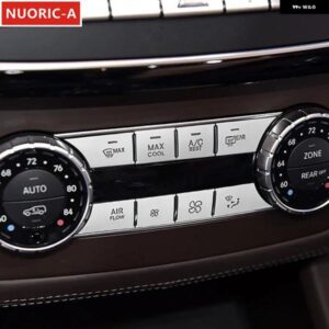 センター コンソール エアコン ボタン デカール デコレーション カバー トリム メルセデス ベンツ ML GL GLE GLS カー スタイリング インテリア