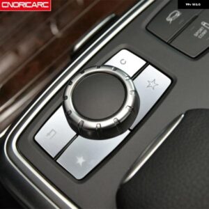 センター コンソール マルチメディア ボタン スパンコール デコレーション カバー トリム メルセデス ベンツ ML GL W166 X166 2012-2015 カー スタイリング