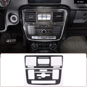 メルセデス ベンツ G クラス W463 2013-2018 ソフトカーボン セントラ ル コントロール マルチメディアモード ボタン パネル フレーム カーアクセサリー
