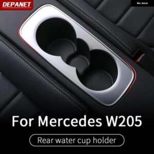 リアカップ ホルダー トリム メルセデス W205 AMG クーペ AMG C205 2ドア C260 C300 C200 メルセデス C クラス アクセサリー W205 インテリア
