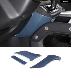 センター コンソール ニーサイド パネル 衝撃 トリム カバー ステッカー キット ABSマットブラック ランドローバー ディフェンダー 2020-2023